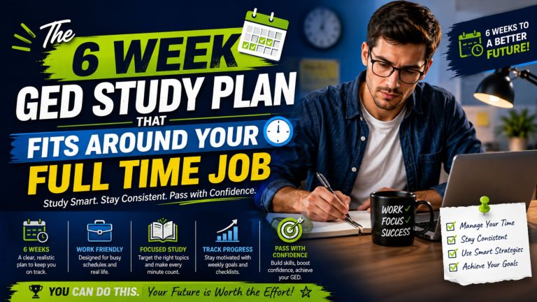 The 6-Week GED Study Plan That Fits Around Your Full Time Job