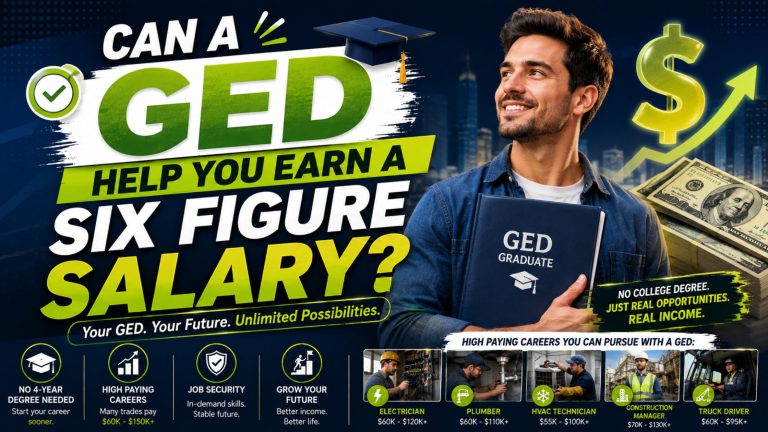 Can a GED Help You Earn a Six-Figure Salary?